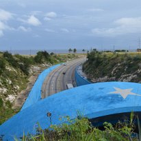 22--Tunnel unter Hafen Einfahrt